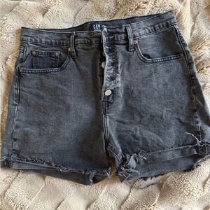 GAP Women's Dark Gray Jean Shorts
